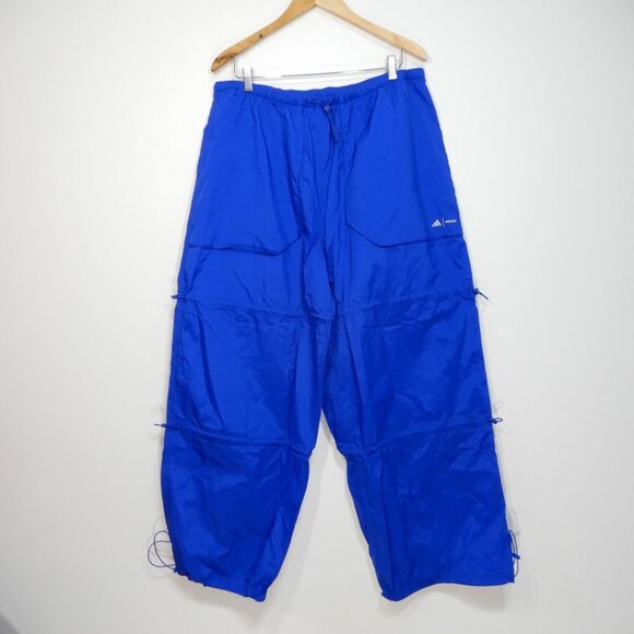 Adidas X MOON BOOT Parachute Training PANTS Size XL Loose Fit Power Blue NEW - Picture 7 of 11